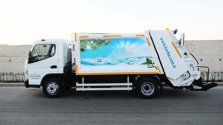 Autospecială de gunoi cu compactare hidraulică KARBA KRB - HSCK 13 - Image 4