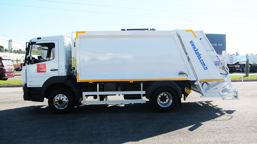 Autospecială de gunoi cu compactare hidraulică KARBA KRB - HSCK 15 - Image 5