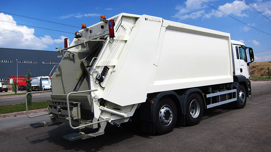 Autospecială de gunoi cu compactare hidraulică KARBA KRB - HSCK 10 - Image 6