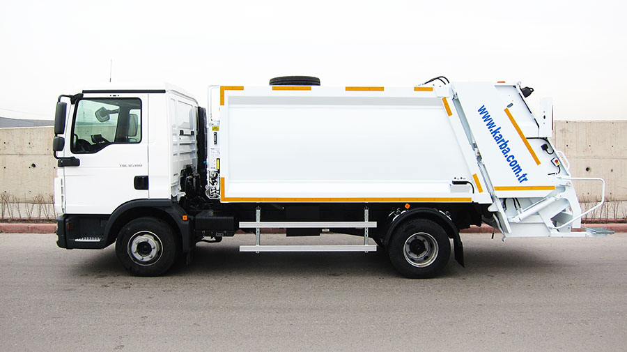 Autospecială de gunoi cu compactare hidraulică KARBA KRB - HSCK 13 - Image 8
