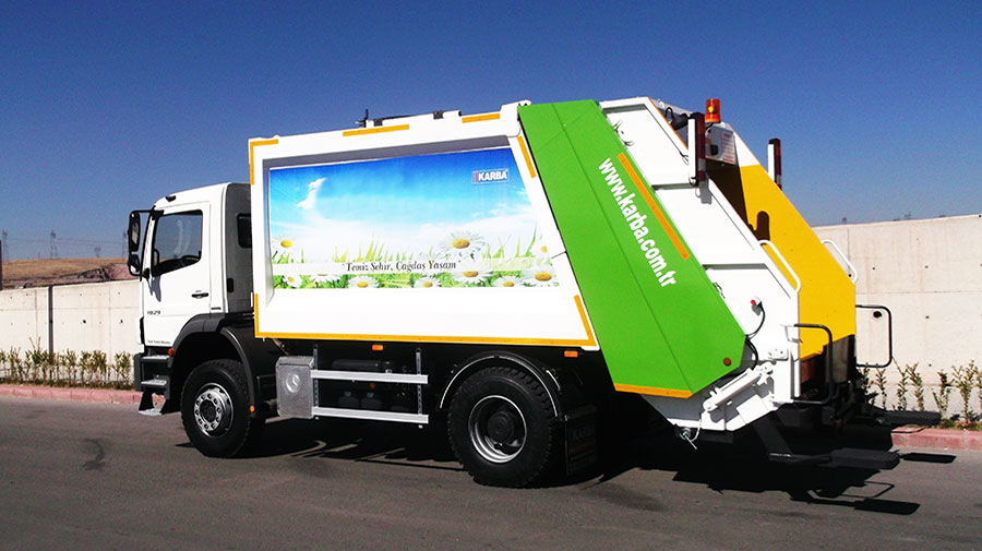 Autospecială de gunoi cu compactare hidraulică KARBA KRB - HSCK 13 - Image 10